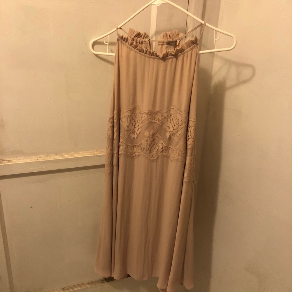 F21 Nude Lace Dress